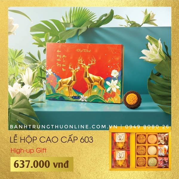 Bánh Trung Thu Đại Phát 2024 - Lễ Hộp Cao Cấp 603