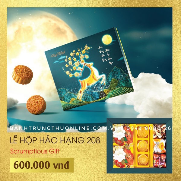 Bánh Trung Thu Đại Phát 2024 - Lễ Hộp Hảo Hạng 208